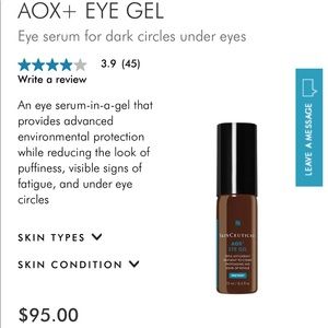 SkinCeuticals AOX Eye Gel